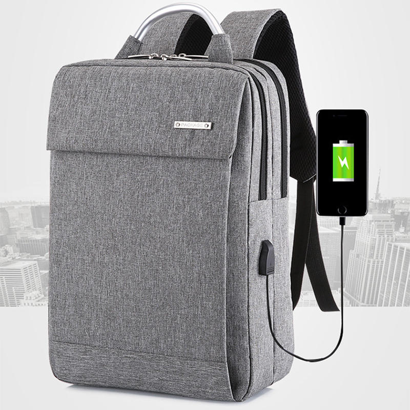 Men Casual Business Large Capacity Multifunctional Backpack With USB Charging Port