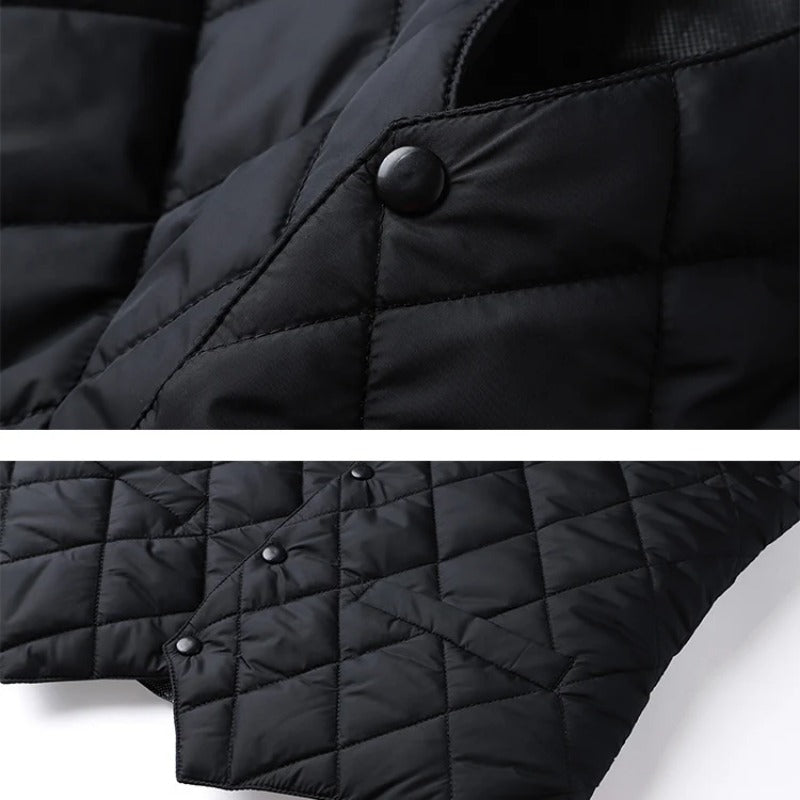 Men's Heated Vest - 16 Zones, Triple Temp Control, USB Electric Jacket for Winter Camping & Hiking