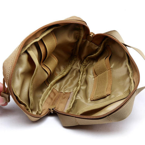 Nylon Waterproof Lightweight Functional Outdoor Sports Phone Bag Toolkit Clutch Bags