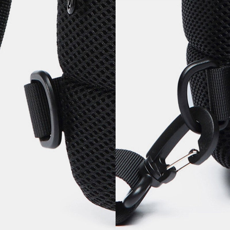 Men Anti-theft USB Charging Multi-Layers Waterproof Crossbody Bag Chest Sling