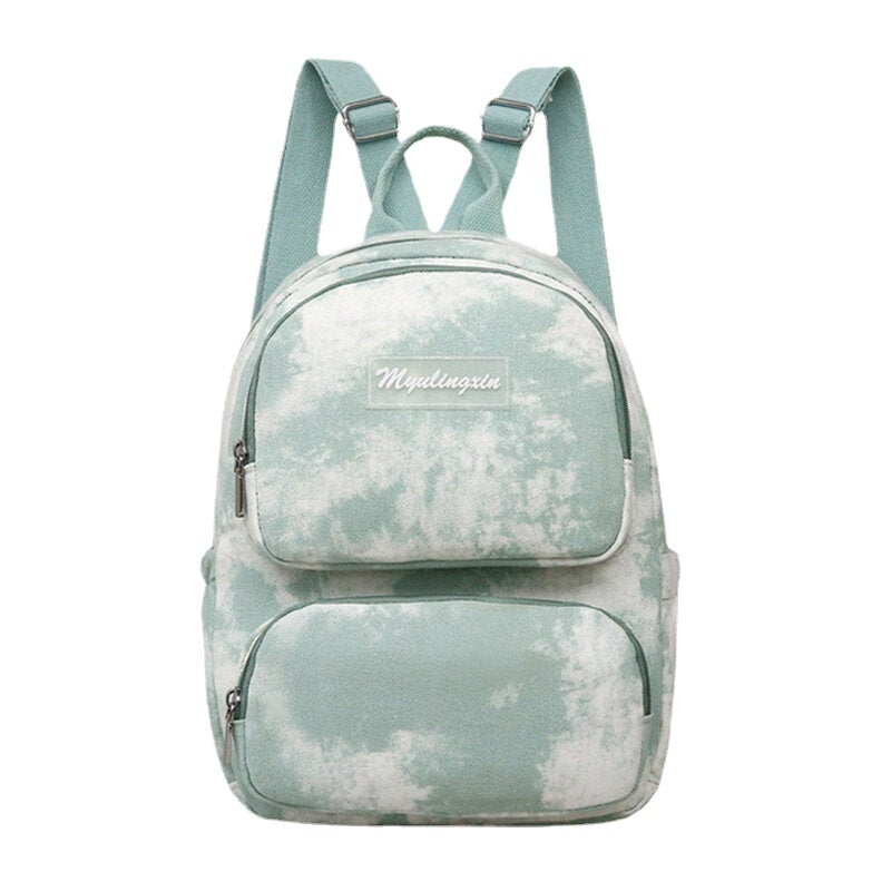 Women Oxford Anti theft Large Capacity Tie Dye Backpack Travel Bag