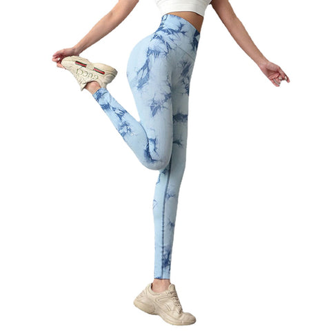 Women's Yoga Pants Elasticity High Waist Long Gym Pants Hip Push Up Tights Fitness Clothing Women's Leggings Sport Leggings