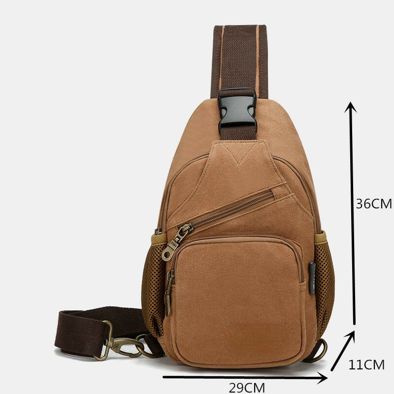 Men's Vintage Casual Chest Bag for Outdoor Travel