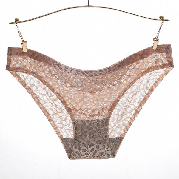 Women's Seamless Low Waist Thongs - Sexy Elastic Panties