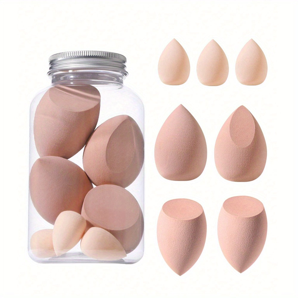 7Pcs Makeup Sponge Beauty Blender Set Soft Wet And Dry Use Blender Sponge For Liquid Cream And Powder