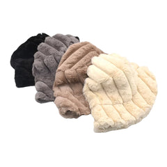 Unsiex Cotton Warm Soft Outdoor Casual All-match Solid Color Bucket Hat