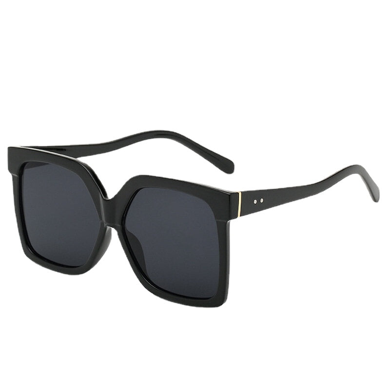 Retro Big Box New Sunglasses Contrast Color Sunglasses