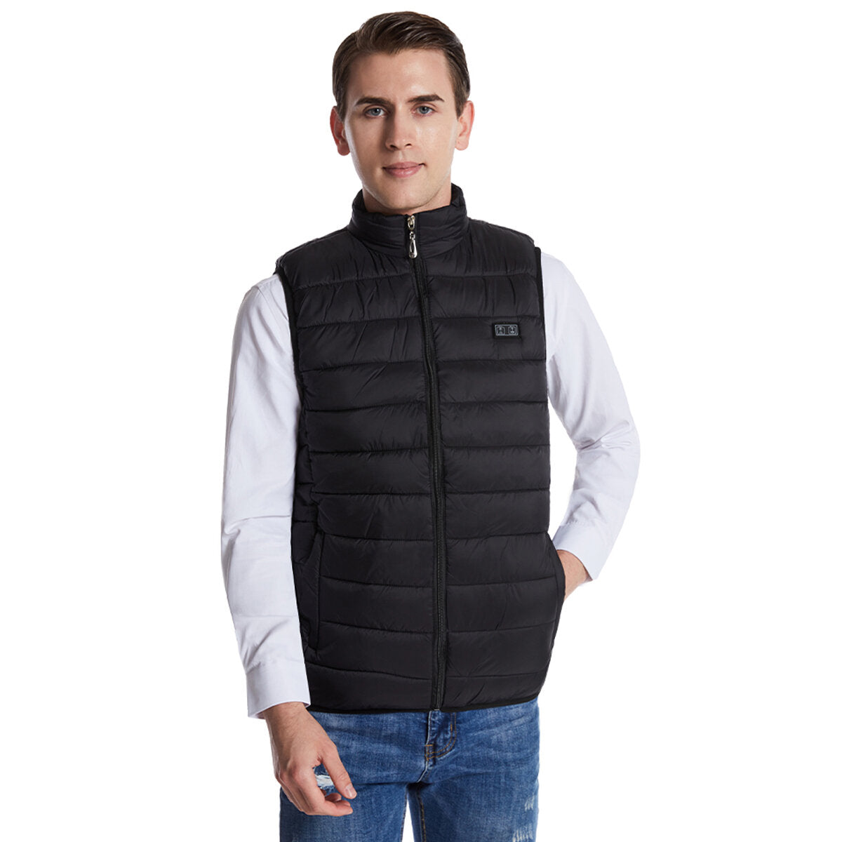 Graphene Electric Heating Vest, USB-Powered, 11 Zones, Thermostat Control, Winter Warmth