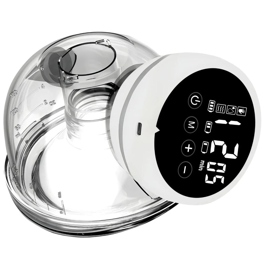 Wearable Electric Breast Pump - Silent, Hands-Free, Portable, Automatic Milk Collector for Travel