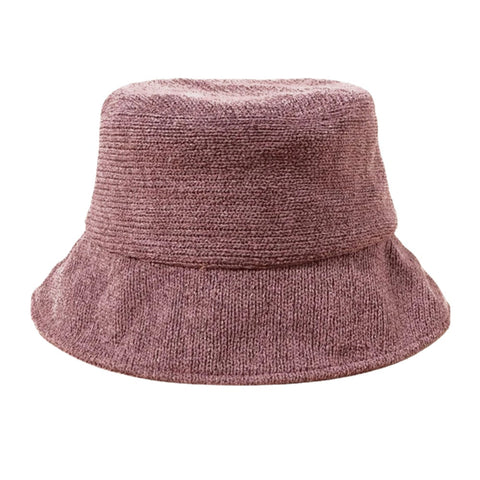 Unisex Woolen Embroidery Fish Bone Cute Casual Couple Hat Bucket Hat