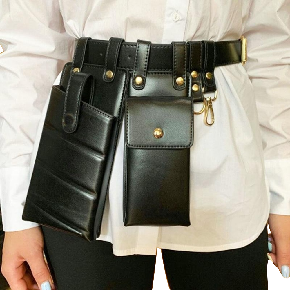 Women Waist Pack Leather Fanny Pack Luxury Women Belt Bag Crossbody Bags For Women Casual Chest Pack Female Purse