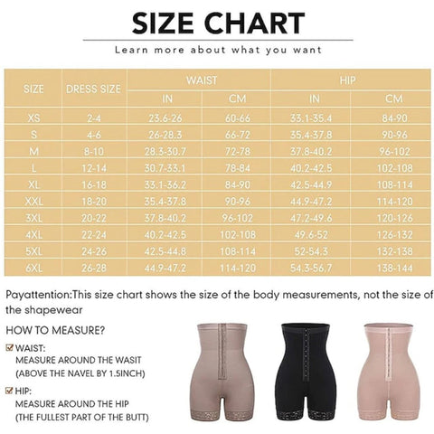 Women High Waist Body Shaper Butt Lifter Firm Control Shapewear Boyshorts