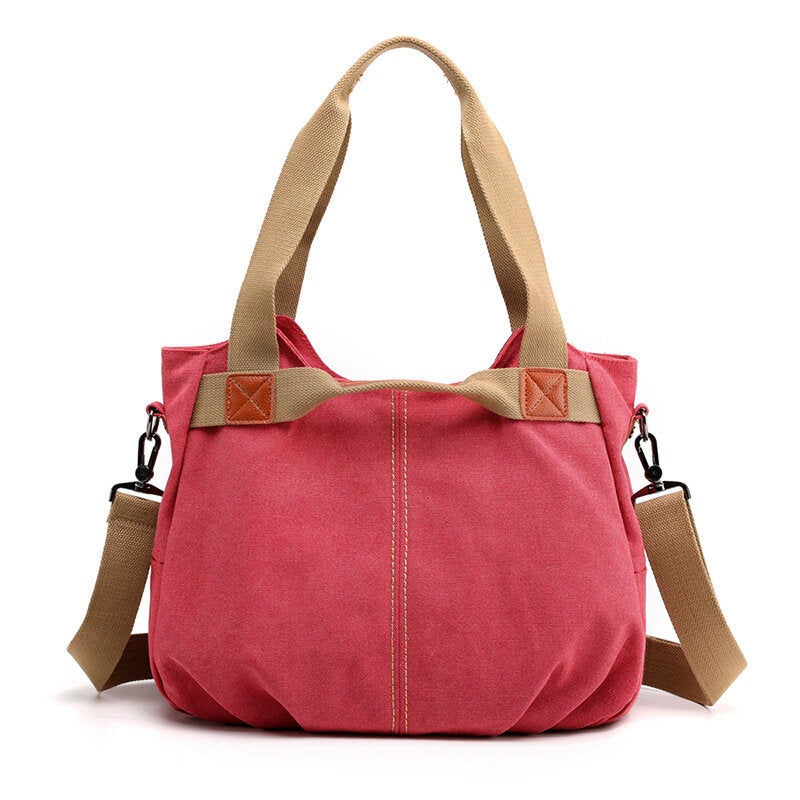 Women Large Capacity Canvas Handbag Shoulder Bag Crossbody Bags