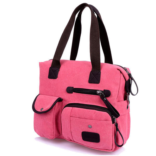 Men Women Vintage Canvas Bag Shoulder Messenger Handbag