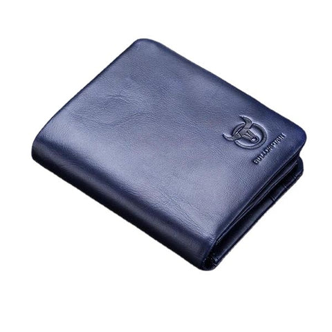Genuine Leather Multifunction Zipper Coin Bag Card Holder Wallet