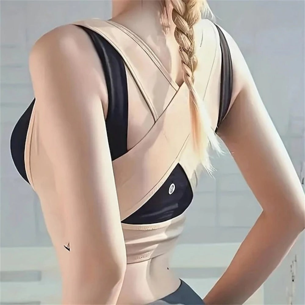 Women's Posture Corrector Back Support Belt - Adjustable Shoulder Brace for Chest Lift and X-Shaped Hunchback Correction - Straighten Your Spine and Improve Your Health