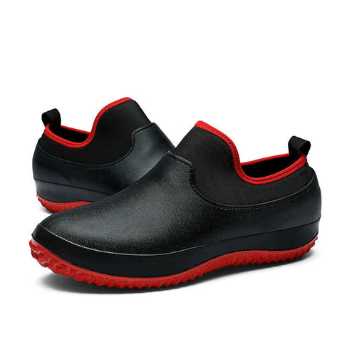 Men Chef Shoes Non-slip Safety Work Shoes Oil Water Proof Kitchen Car Wash Shoes Outdoor Hiking