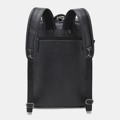 Men Multi-purpose PU Leather Backpack 15.6 Inch Large Capacity Multi-pocket Laptop Bag Handbag Crossbody Bags