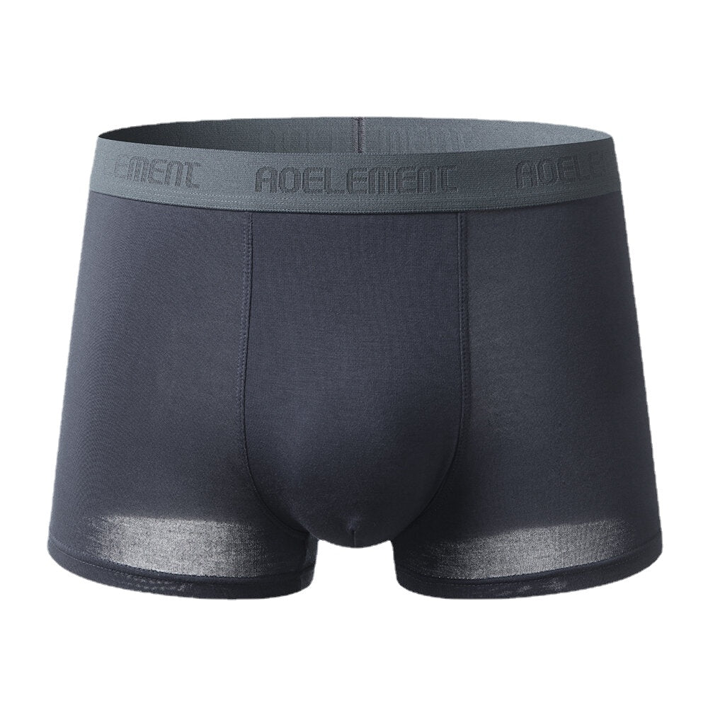 Mens Fatty Big Size Modal U Convex Boxer Briefs