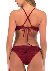 Women's One Piece Monokini Swimsuit, Tummy Control, Open Back, High Waist, Sexy Vacation Fashion