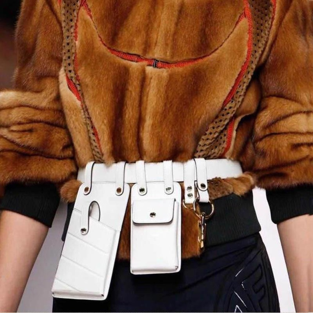 Luxury Casual Women's Leather Waist Pack