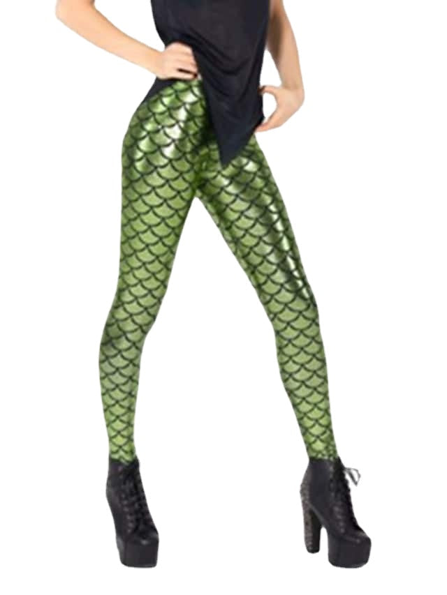 Women's Stylish Party Club Micro-elastic Unique Snake Scale Pants