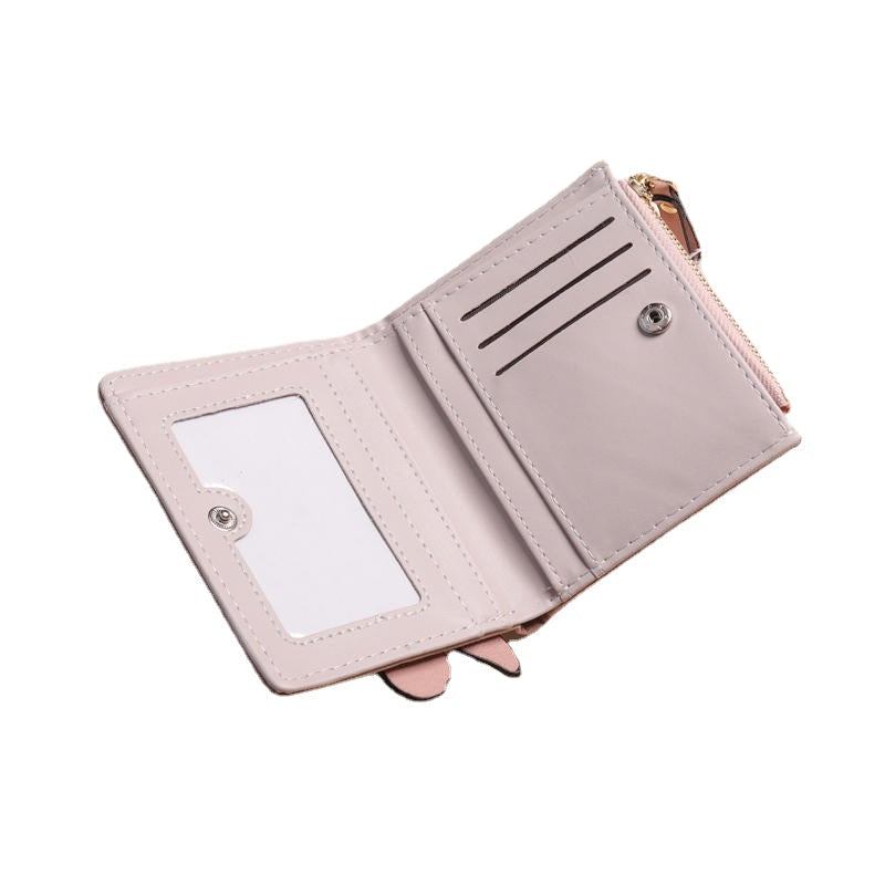 Cartoon Cute Lovely Bi-fold Small Wallet Purse Card Holder For Women