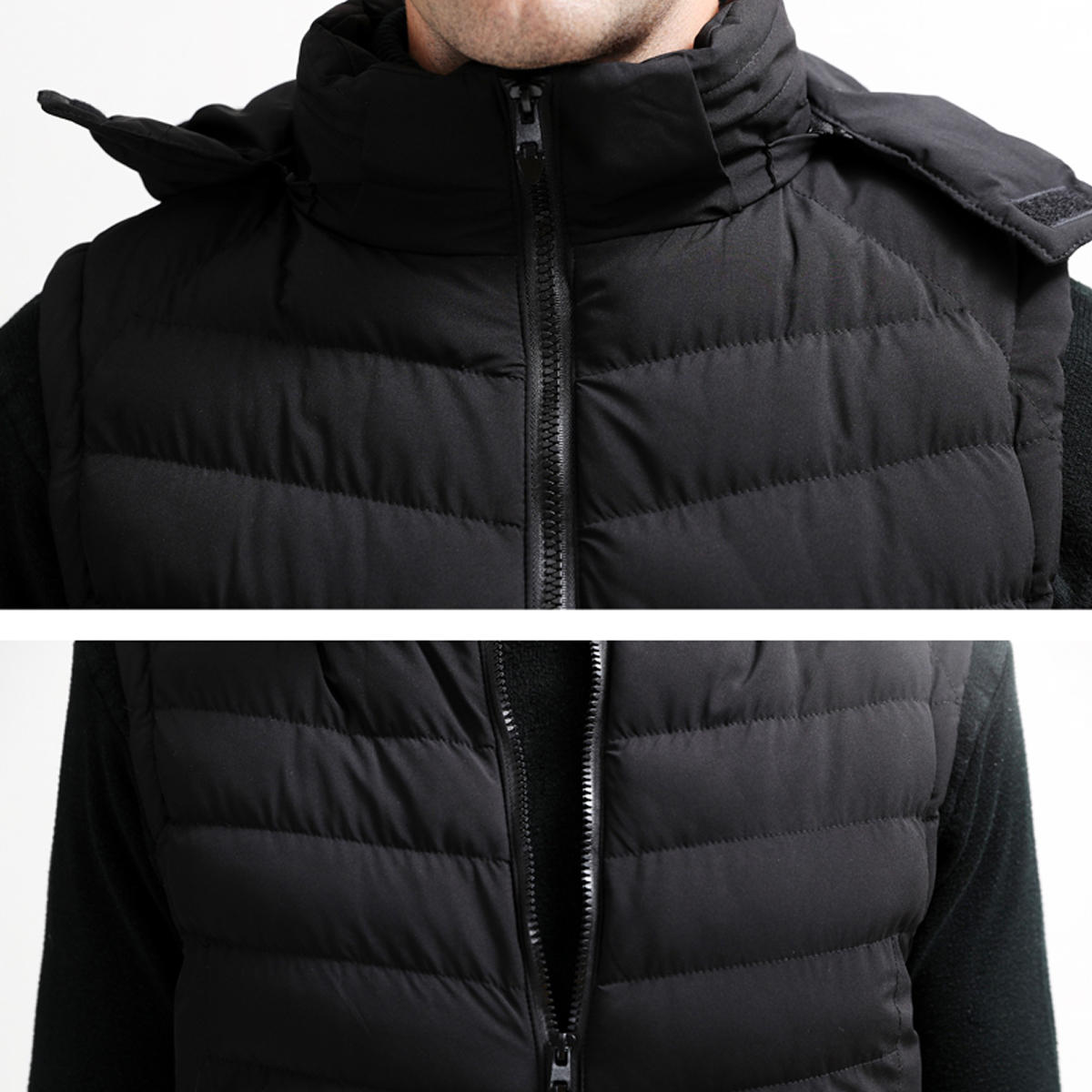 USB Heated Sleeveless Winter Vest - Battery Powered Temperature Control Jacket