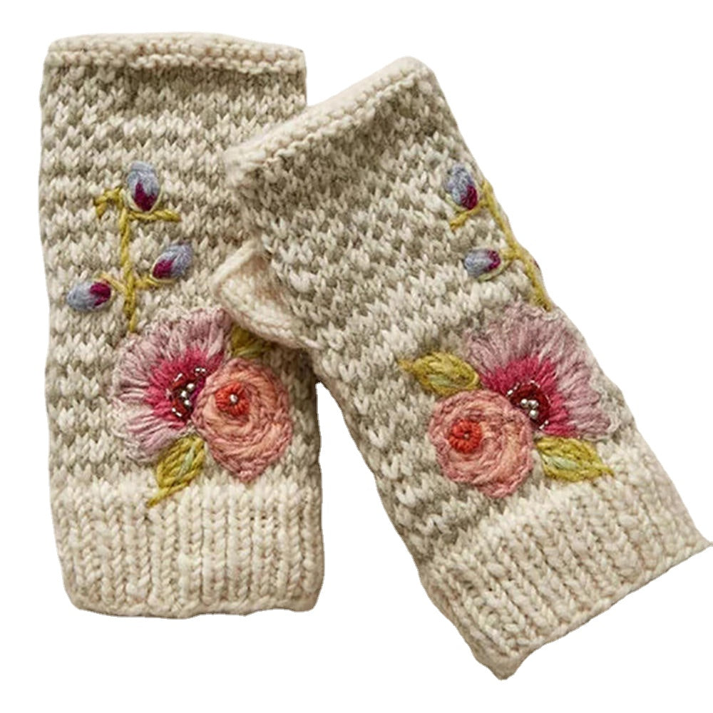 Women Casual Knit Glove Handwarmers