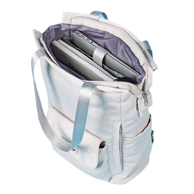 Women Waterproof Multi-carry Student School Bag Laptop Bag Backpack