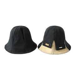 Women Cotton Double-Sided Short Brim Casual Sunshade Wild Bucket Hat