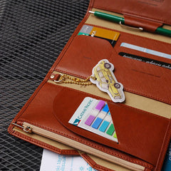 Tri-fold Multi-function Passport Credit Card ID Cash Holder Organizer Wallet Purse Case Bag