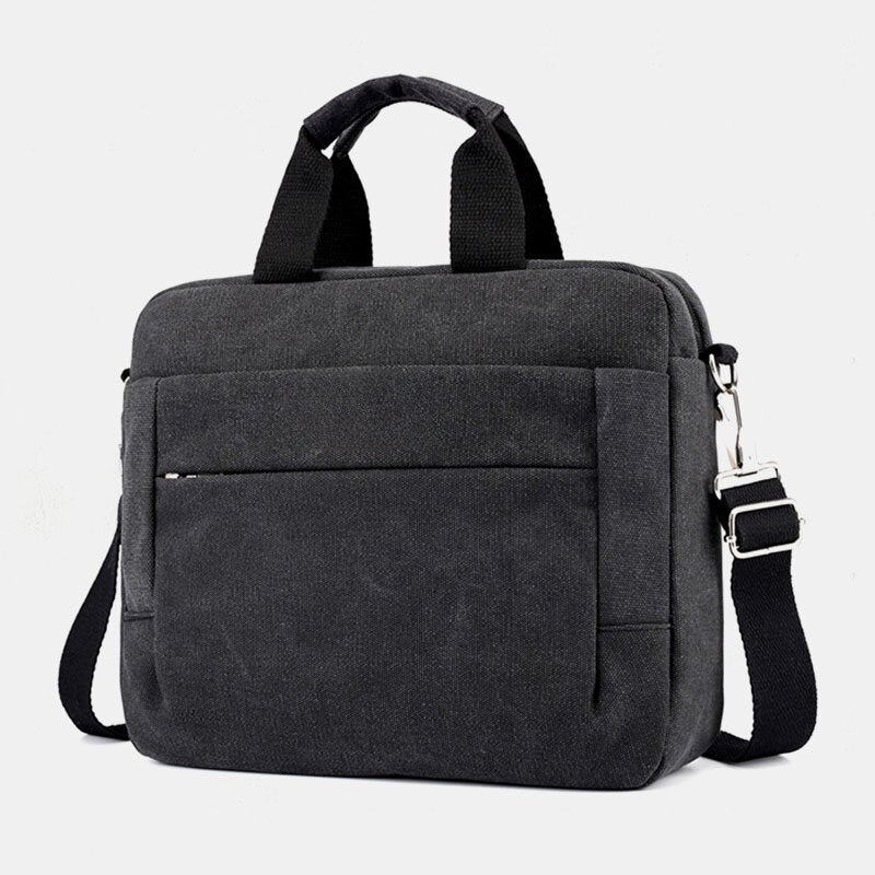 Men's Canvas Crossbody Shoulder Bag for Business