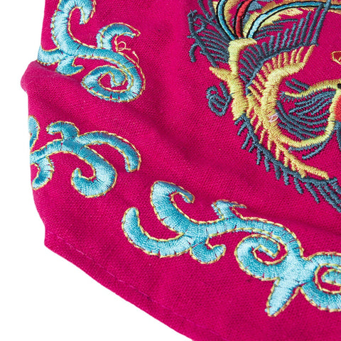 Women Ethnic Embroidery Beanie Caps Vintage Good Elastic Breathable Turban Caps