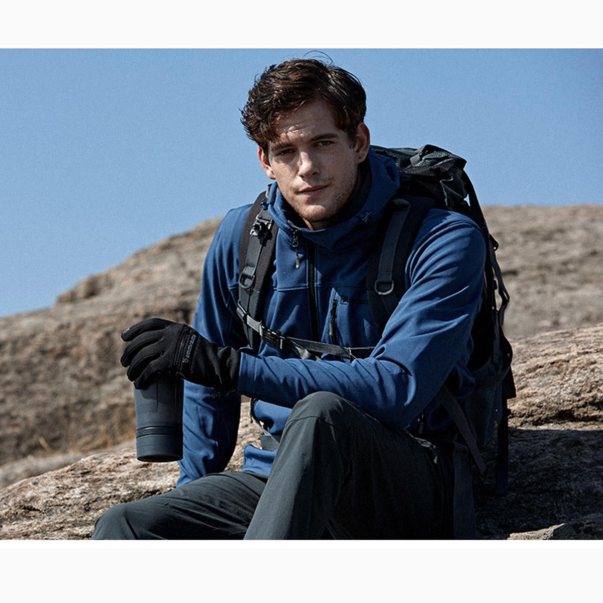 Outdoor Sports Non-slip Winter Warmth Ski Glove With Zipper Pocket For Men Women Waterproof Touchscreen Riding Gloves