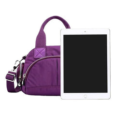 women water resistant nylon shoulder bag travel casual handbag