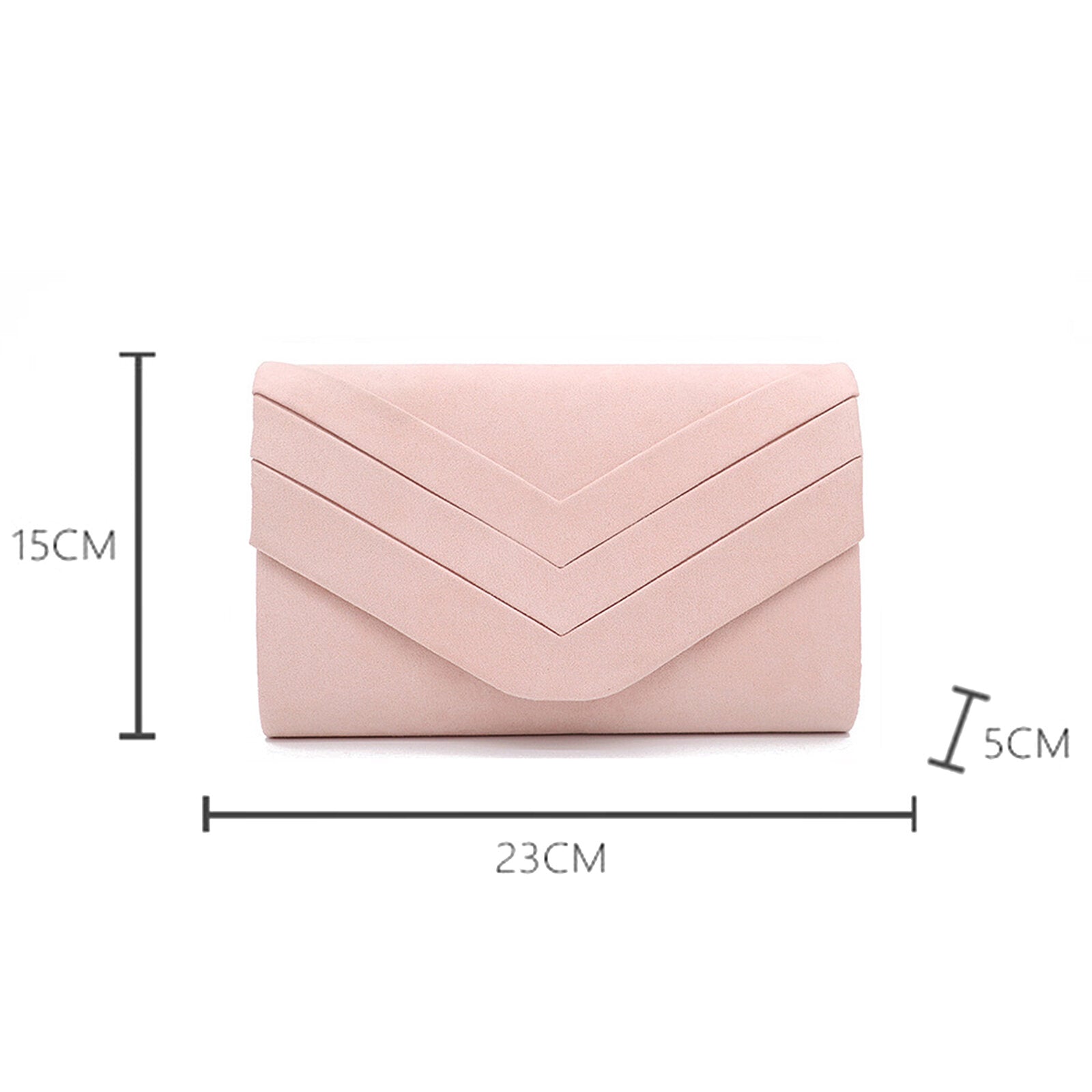 Women Dacron Fabric Elegant Fluffy Clutch Bag Magnetic Closure Casual Square