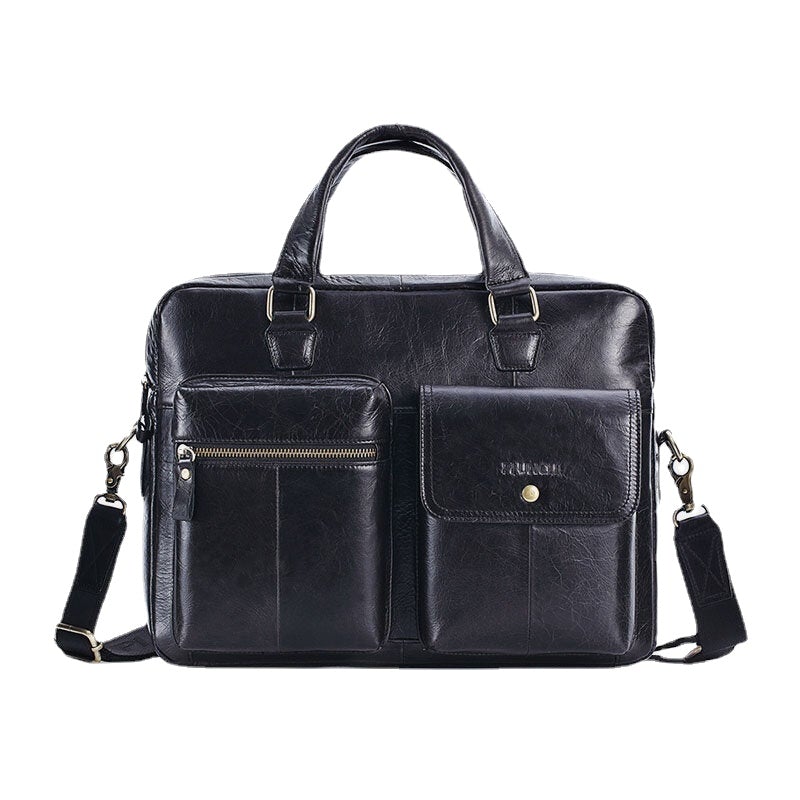 Men Genuine Leather Handbag Crossbody Bag Messenger