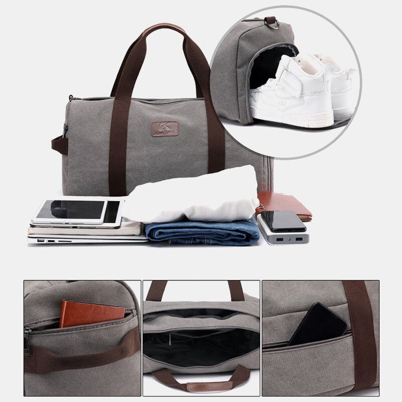 Men Women Large Capacity Handbag Shoulder Bag Travel Bag