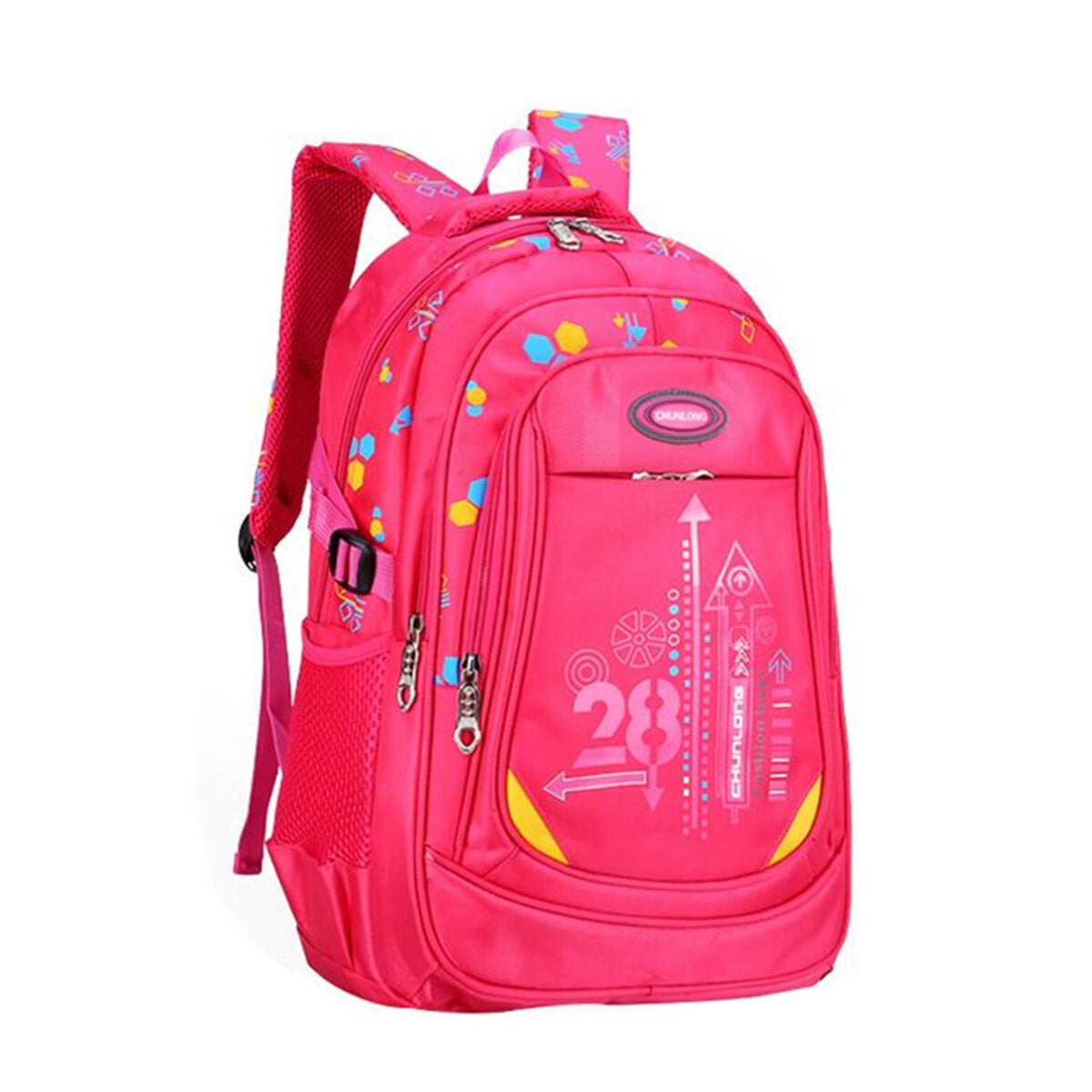 Nylon Large Waterproof Backpack Children School Bag For Middle Primary School Student