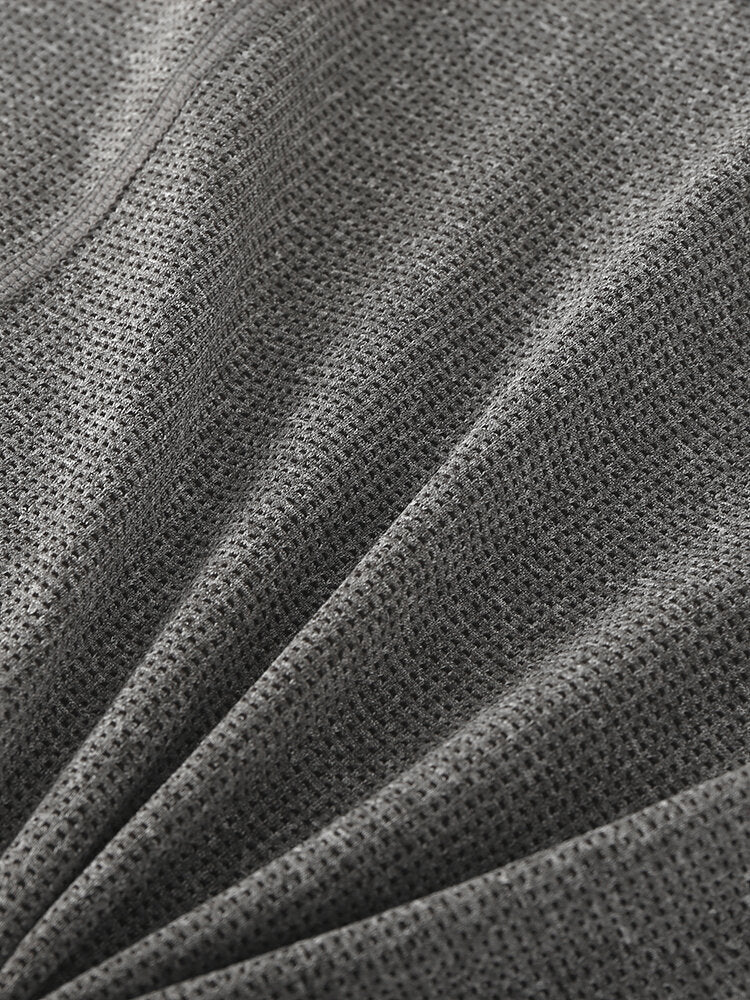 Mens Solid Thin Breathable Modal Crotch Patchwork Elastic Waist Home Comfy Boxers