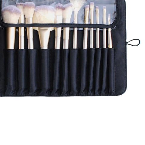 Women Travel Solid Brush Storage Makeup Bag