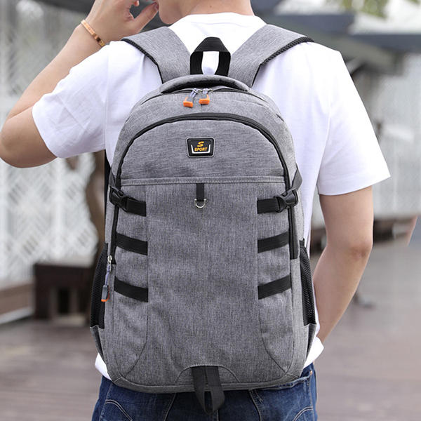 Men Oxford Large Capacity Casual Travel Backpack