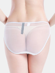 Women's Daisy Fruit Print Mesh Breathable Hip Panty