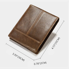 Women Genuine Leather RIFD Multifunctional Multi-card Slots Money Clip Wallet Purse Coin Purse