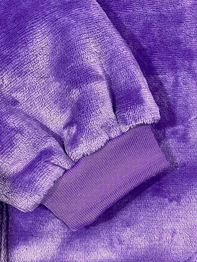 Couple's Pajamas Wearable Blanket Hoodie Fleece Oversized Winter Soft Warm Long Sleeve