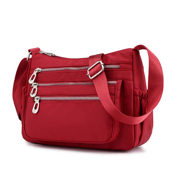 Women Leisure Waterproof Nylon Crossbody Bag Shoulder Bag