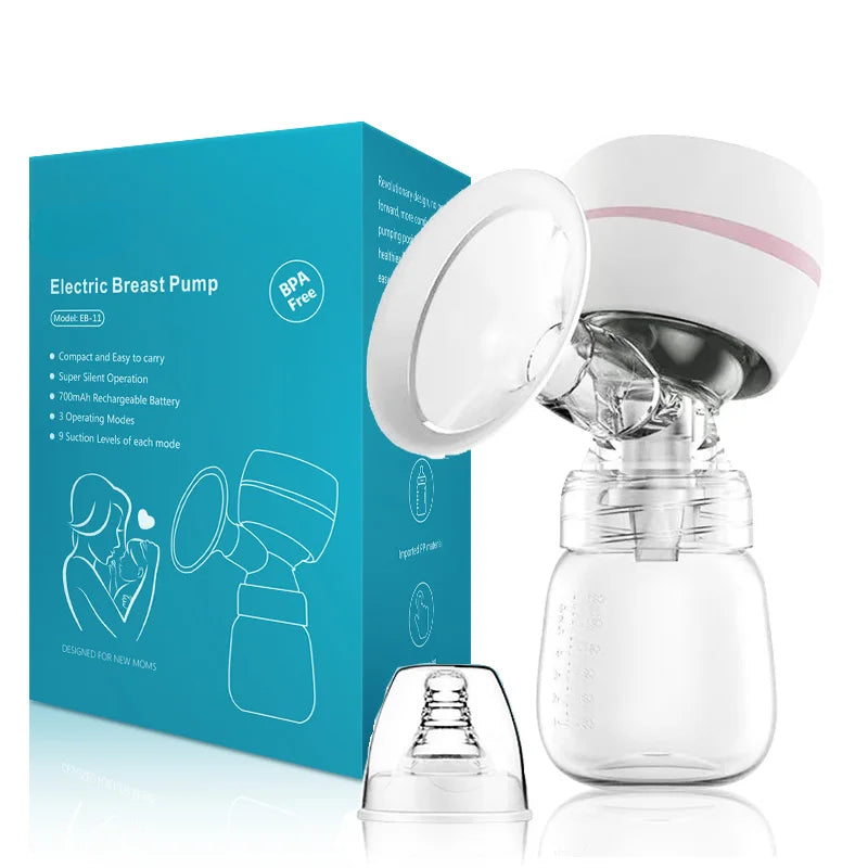 Intelligent Electric Breast Pump - High Suction, Comfortable, Silent, Painless for Postpartum Use