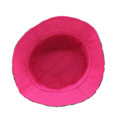 Printed Double-sided Visor With Foldable Cap Sunscreen Visor Fisherman Bucket Hat