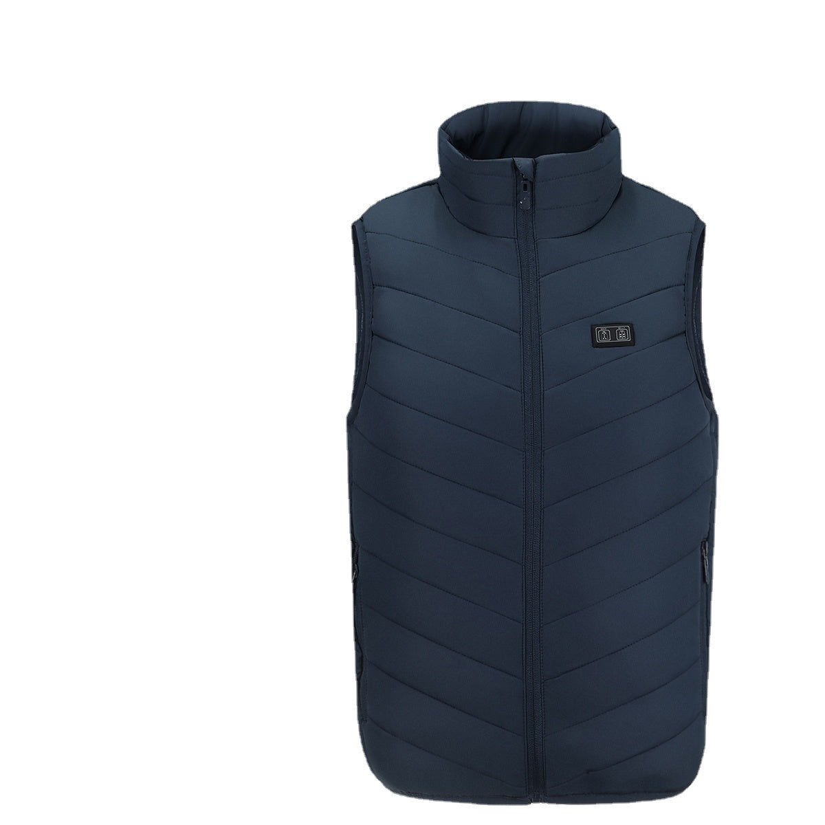 Graphene Smart Heating Vest, Dual-Control, 11-Zone, USB-Powered Short Sleeve